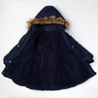 Куртка удлиненная для девочки "Леди", рост 128-134 см, цвет синий - Фото 11