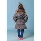 Куртка удлиненная для девочки "Леди", рост 116-122 см, цвет серый - Фото 3