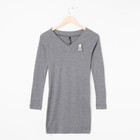 Пуловер для беременных, цвет серый меланж, размер 52 - Фото 1