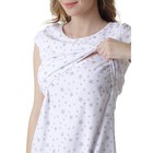 Сорочка для беременных и кормящих цвет белый, р-р 46 - Фото 2