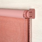 Штора рулонная «Блэкаут», светонепроницаемая, 50 х 160 см, замша, цвет розовый - Фото 2