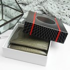 Кошелёк женский, 2 отдела на клапане, цвет золотой - фото 53111882