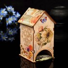 Чайный домик "Винтаж" с УФ-печатью, 8,5х9,5х16см - Фото 1