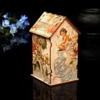 Чайный домик "Винтаж" с УФ-печатью, 8,5х9,5х16см - Фото 2