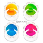 Соска - пустышка латексная классическая «Ромашка», от 0 мес., цвет МИКС - Фото 3