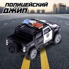 Машинка металлическая «Полицейский джип», масштаб 1:43, инерция - Фото 3