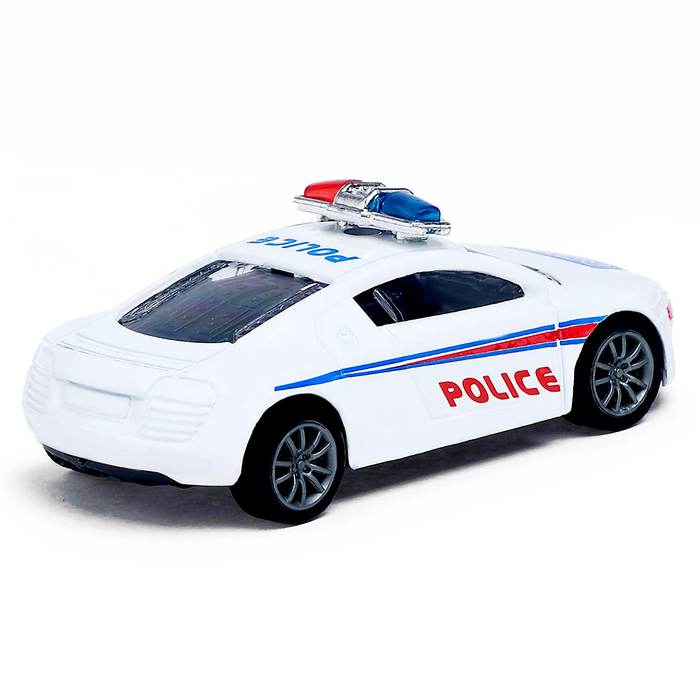 Машина металлическая «Полиция», масштаб 1:50, инерция, МИКС - фото 1905496588