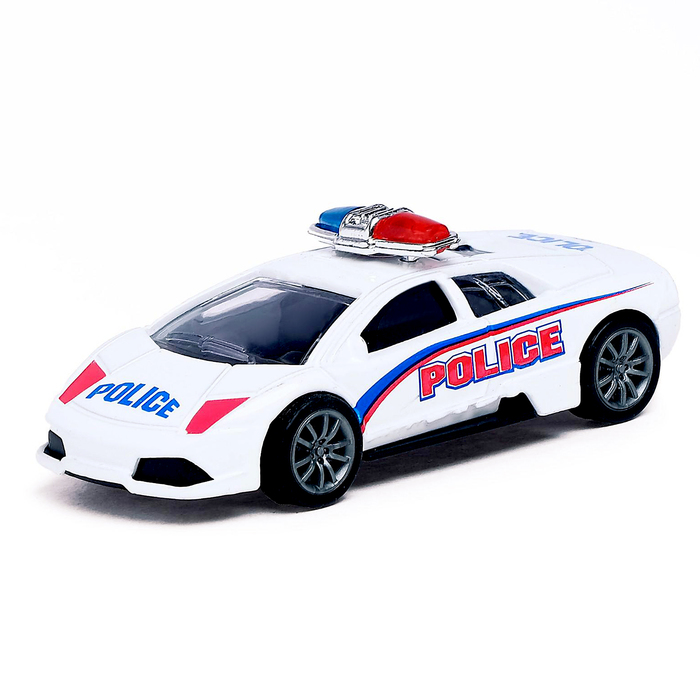 Машина металлическая «Полиция», масштаб 1:50, инерция, МИКС - фото 1905496589