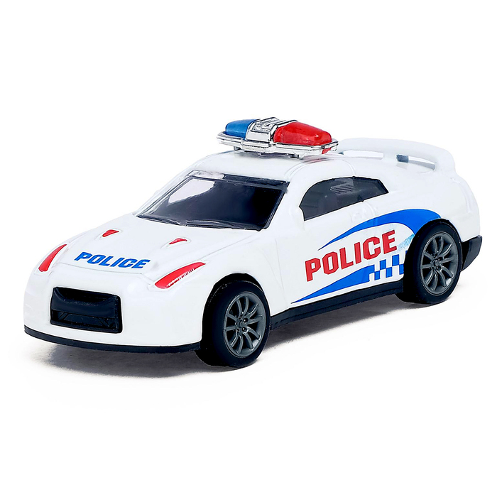 Машина металлическая «Полиция», масштаб 1:50, инерция, МИКС - фото 1905496591