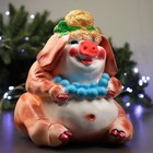 Копилка "Свинья с бусами" - Фото 1