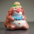 Копилка "Свинья с бусами" - Фото 2