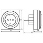 Розетка с таймером суточная 61923/TM32, 3500W, 16A, 230V, цвет белый - Фото 4