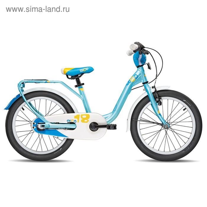 Велосипед 18" SCOOL niXe, 2018, alloy, цвет голубой - Фото 1
