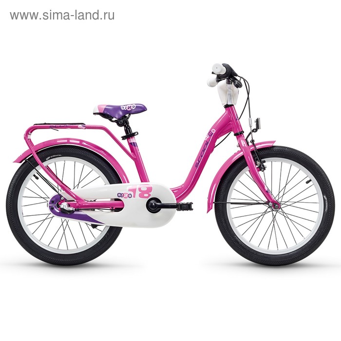 Велосипед 18" SCOOL niXe 18, 3 alloy, розовый - Фото 1
