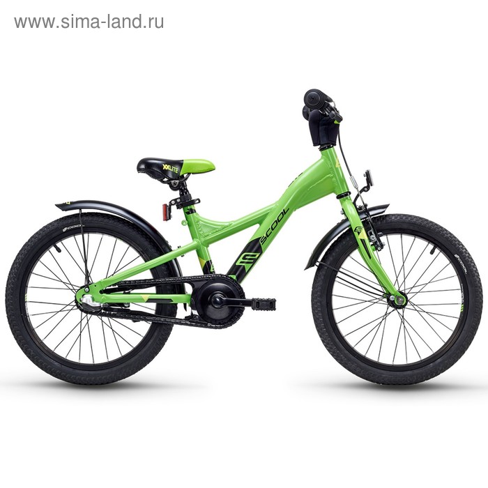 Велосипед 18" SCOOL XXlite 18, 3 alloy,  зеленый - Фото 1