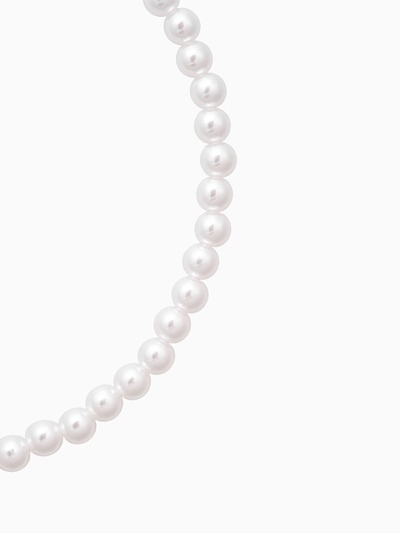 Набор 3 предмета: серьги, бусы, браслет «Классика», белый, 45 см