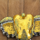 Панно настенное "Голова слона" 27х12х30 см - фото 8409489