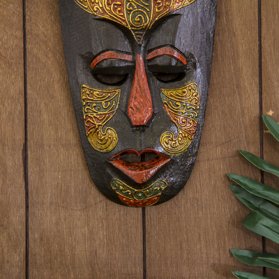 Маска «Чудо», 3×12×30 см, дерево