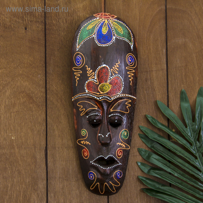 Маска «Соцветие», 30×11×2 см, дерево - Фото 1