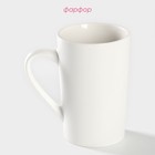 Кружка Доляна «Цветение любви», 380 мл, фарфор, белая - Фото 2