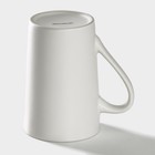 Кружка Доляна «Зонт на двоих», 380 мл, фарфор, белая - Фото 3