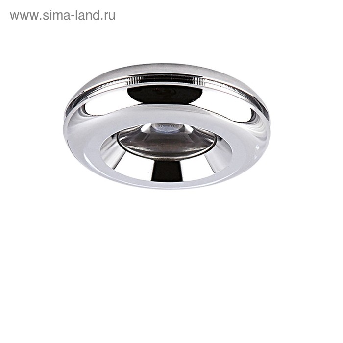 Светильник встраиваемый Piano led micro 1Вт LED 4200K хром - Фото 1