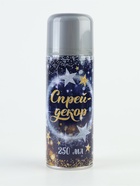 Спрей для новогоднего декора, блёстки, 250 мл, цвет серебряный - Фото 3