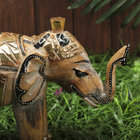 Сувенир дерево "Бежевый слоник" 27х10х25 см - фото 804058253