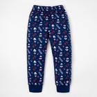 Пижама для мальчика: джемпер, брюки KAFTAN "Спецагент Санта", синий, красный, рост 98-104 см (30) - Фото 10