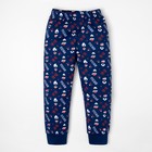 Пижама для мальчика: джемпер, брюки KAFTAN "Спецагент Санта", синий, красный, рост 110-116 см (32) - Фото 7