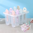Форма для мороженого Доляна «Леденец», 15×12×12 см, 8 ячеек, цвет МИКС - фото 5793440
