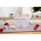 Форма для мороженого Доляна «Леденец», 15×12×12 см, 8 ячеек, прозрачная - Фото 8