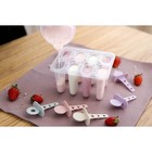 Форма для мороженого Доляна «Леденец», 15×12×12 см, 8 ячеек, прозрачная - Фото 9