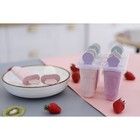 Форма для мороженого Доляна «Леденец», 15×12×12 см, 8 ячеек, прозрачная - Фото 13