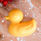 Детское фигурное мыло в форме уточки "Чудесной девочке в Новый год!" с ароматом бабл-гама - Фото 2