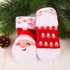 Новый год: носочки-погремушки детские «Дедушка Мороз» - Фото 2