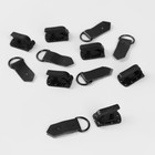 Крючки пришивные, пластиковые, для верхней одежды, 5 × 1,5 см, 6 шт, цвет чёрный - Фото 2