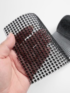 Лента с имитацией страз, 12 см, 9±1 м, чёрная - Фото 6