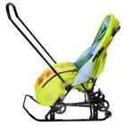 Санки коляска «Disney-baby 1. Тигруля», цвет лимонный - Фото 2