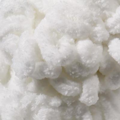 Плюшевая пряжа для вязания руками ALIZE, Puffy, 100 % микрополиэстер, 9 м/100 г, (55 белый)