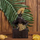 Сувенир дерево календарь "Абориген сидит с барабаном" 19х11х5,5 см - Фото 5
