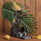 Сувенир дерево календарь "Абориген с гитарой" 23х16х7 см - Фото 2