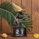 Сувенир дерево календарь "Абориген с гитарой" 23х16х7 см - Фото 3