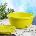 Горшок с поддоном 2,7 л, d=23, h=11,5 "Марсель", цвет фисташковый - Фото 2