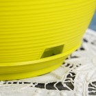 Горшок с поддоном 2,7 л, d=23, h=11,5 "Марсель", цвет фисташковый - Фото 3