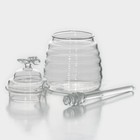 Баночка стеклянная для мёда и варенья Magistro «Пчёлка», 280 мл, 8×12 см - фото 4639312