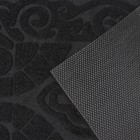 Коврик влаговпитывающий придверный Доляна «Восточная сказка», без окантовки, 39×62 см, цвет чёрный - фото 16105226