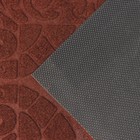 Коврик влаговпитывающий придверный Доляна «Восточная сказка», без окантовки, 40×60 см, цвет коричневый - фото 16105234