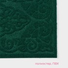 Коврик влаговпитывающий придверный без окантовки Доляна «Восточная сказка», 40×60 см, цвет зелёный - фото 213200