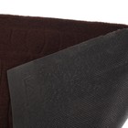 Коврик влаговпитывающий придверный без окантовки «Три листа», цвет коричневый - Фото 3